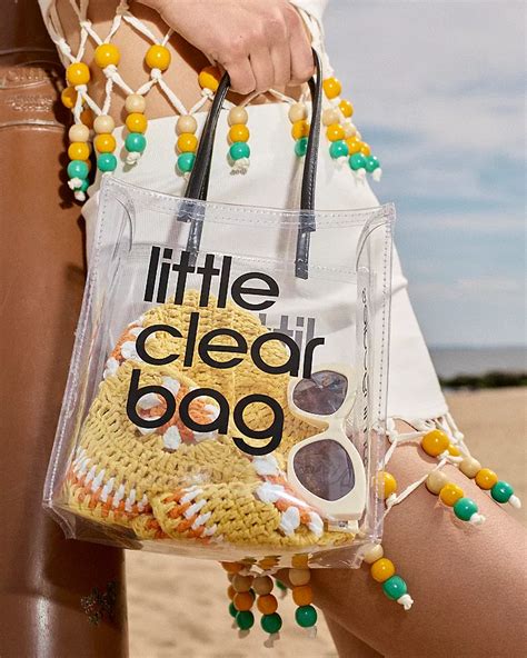 bloomingdale's little clear bag.